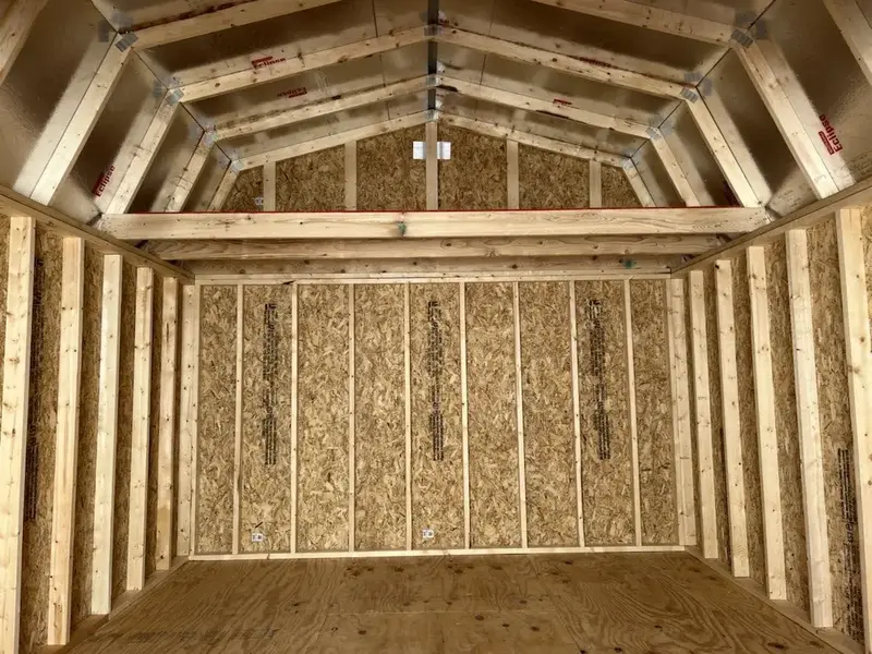 12x16 Economy Lofted Barn 3