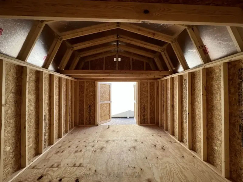 12x16 Economy Lofted Barn 5