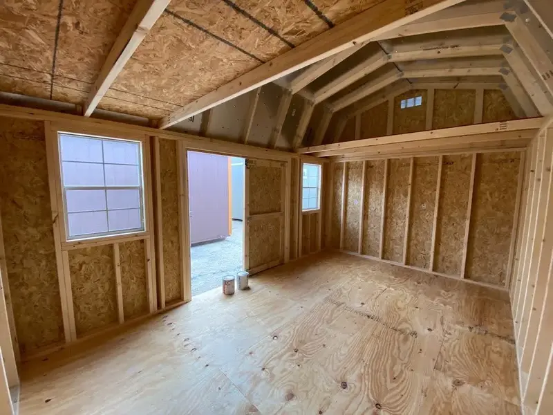 10x16 Economy Side Lofted Barn 4